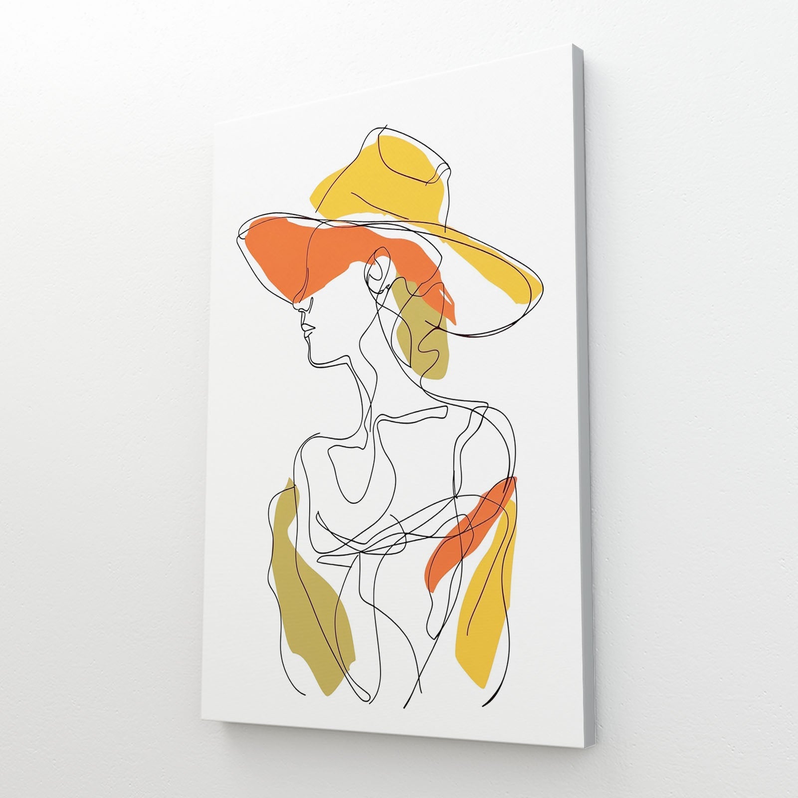 Boho Line Woman Art