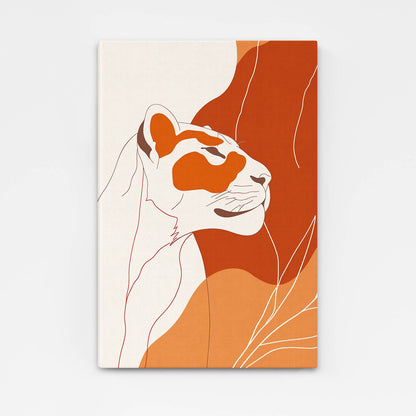 Boho Lioness Art