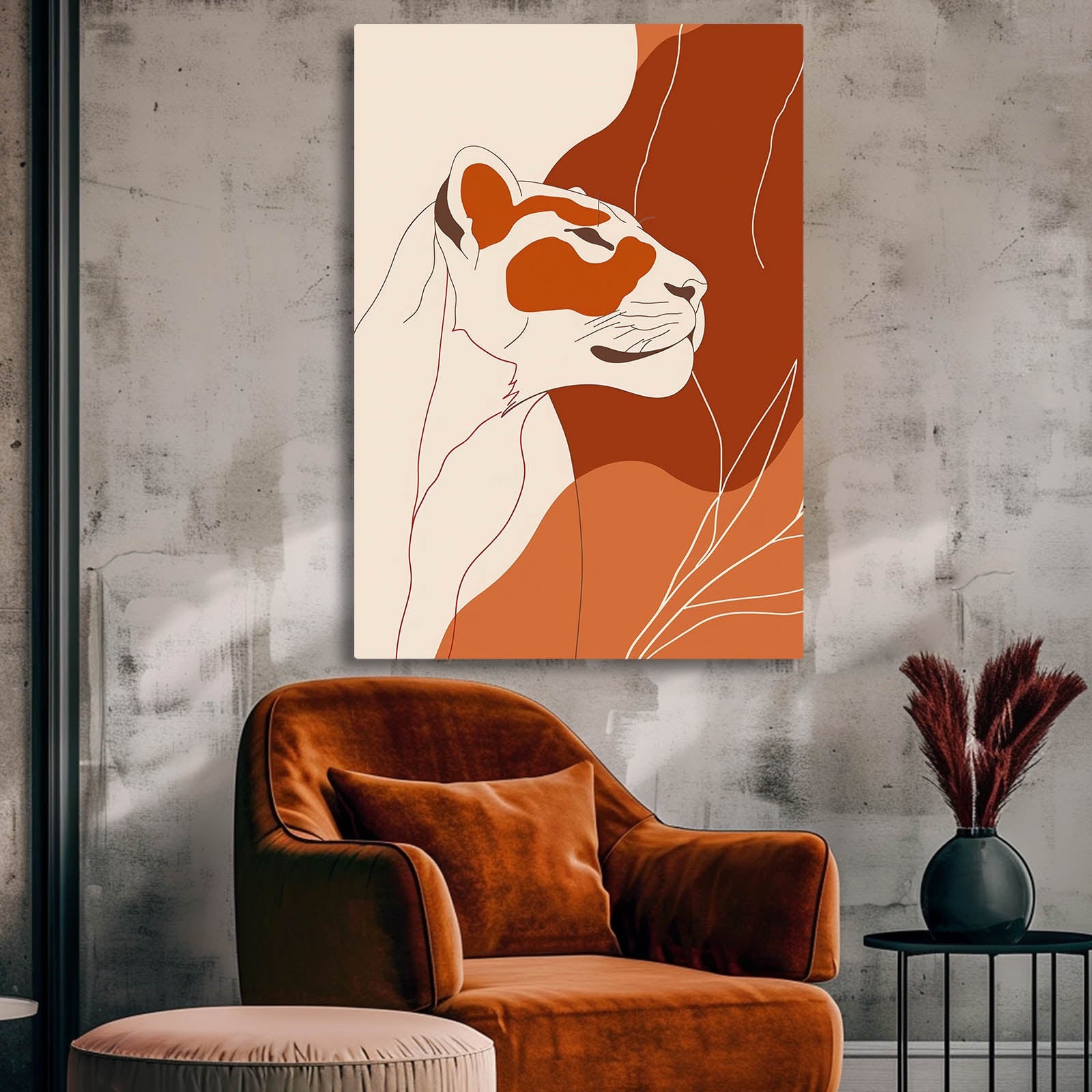 Boho Lioness Art