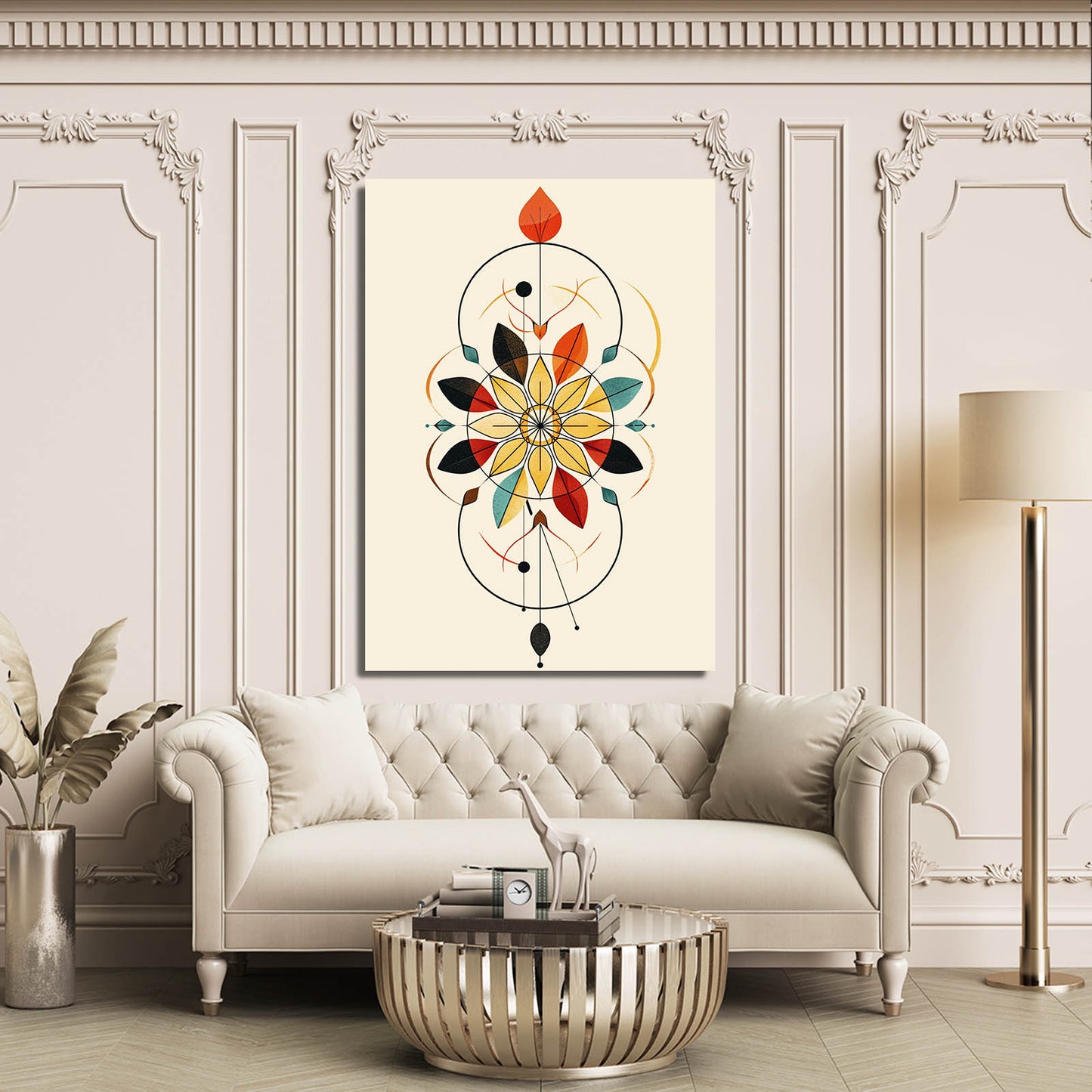 Boho Mandala Art