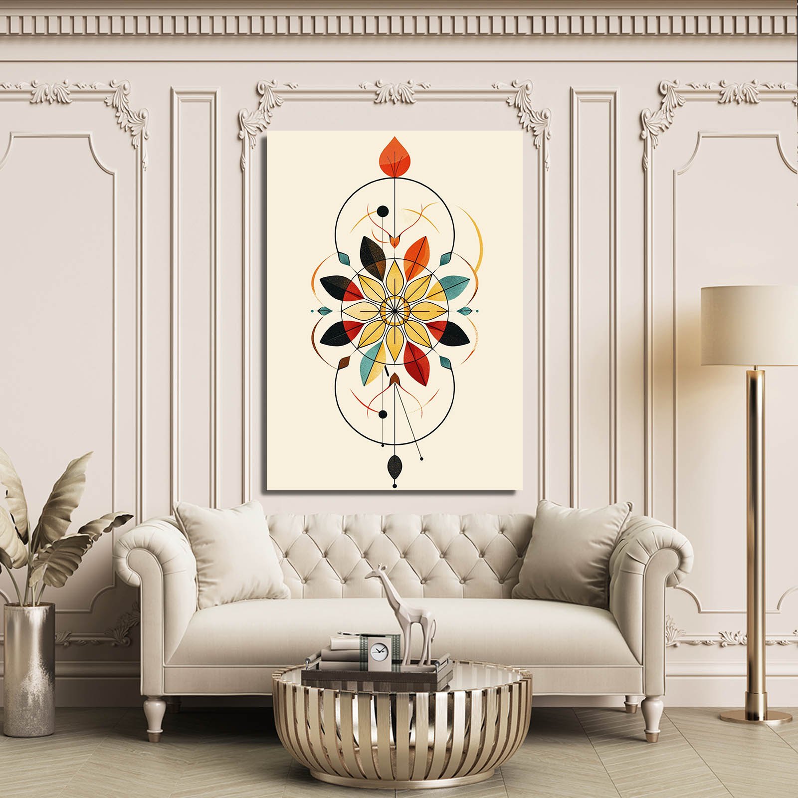Boho Mandala Art