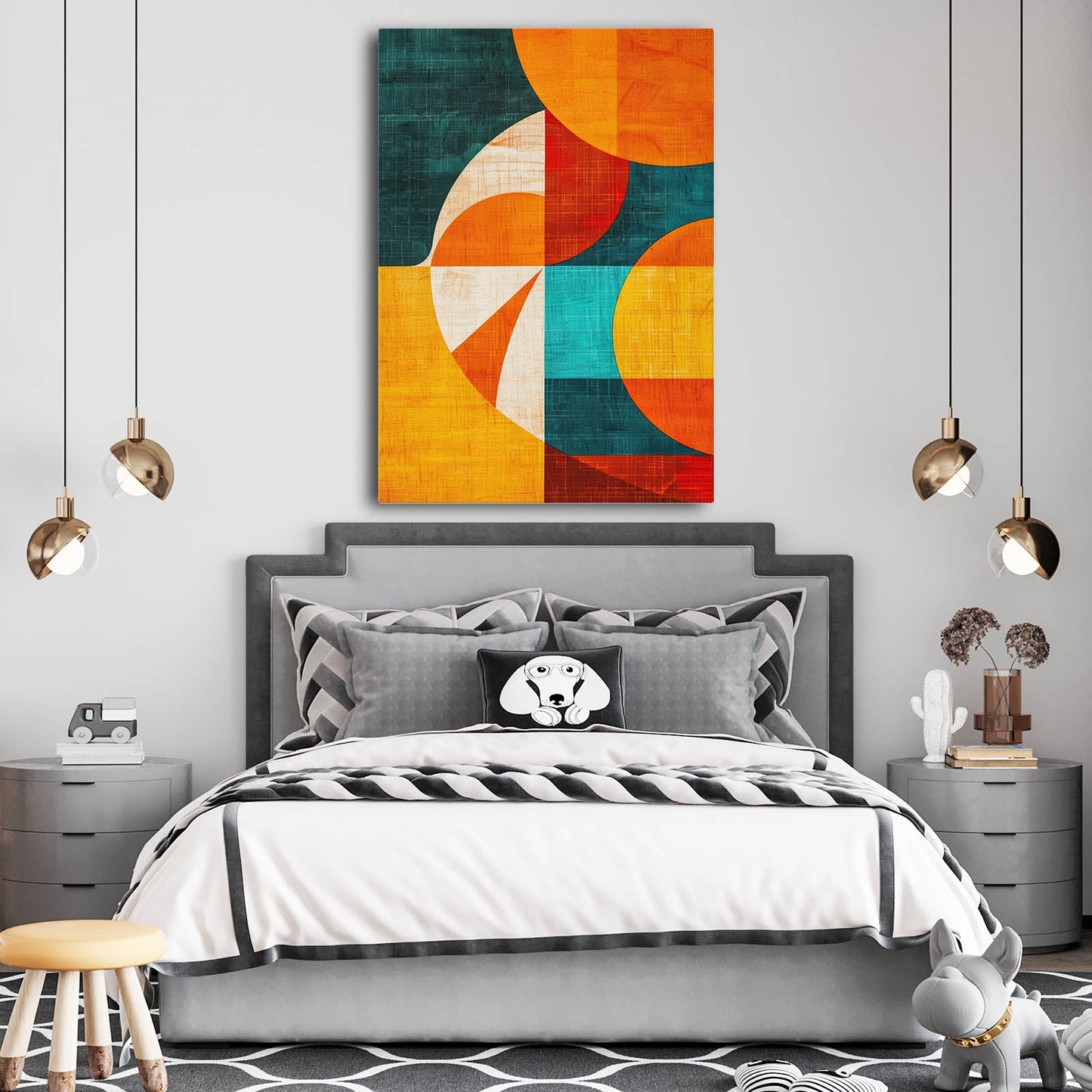 Boho Mid-Century Wall Art