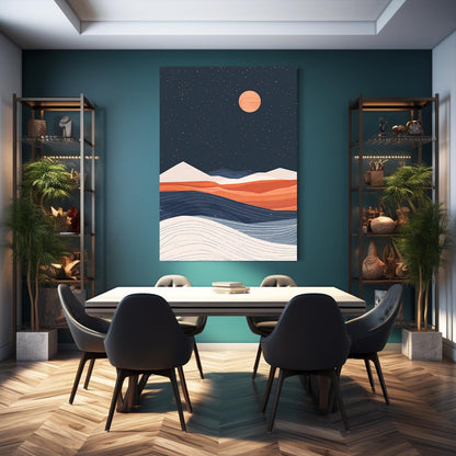 Boho Moon Art