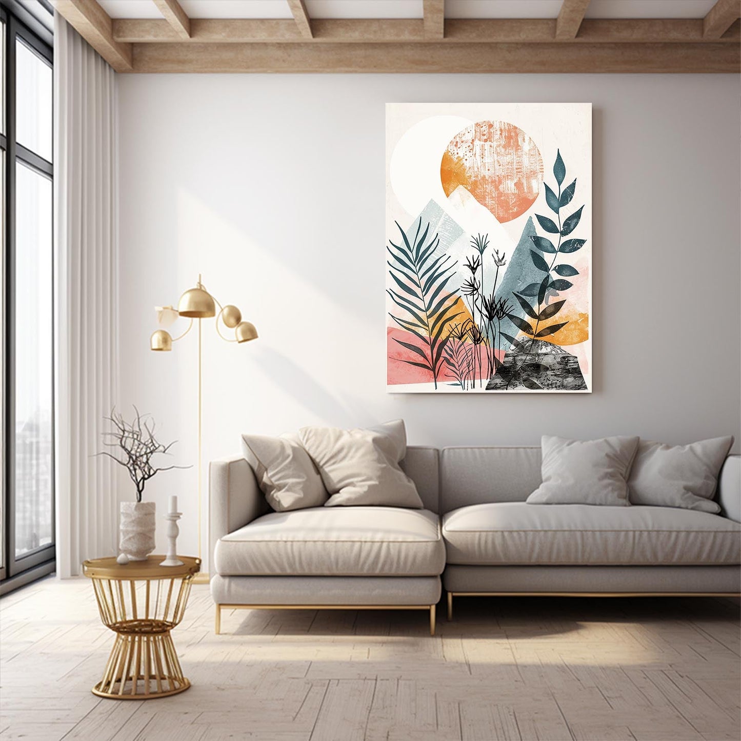 Boho Mountain Art