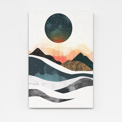 Boho Mountain Wall Art
