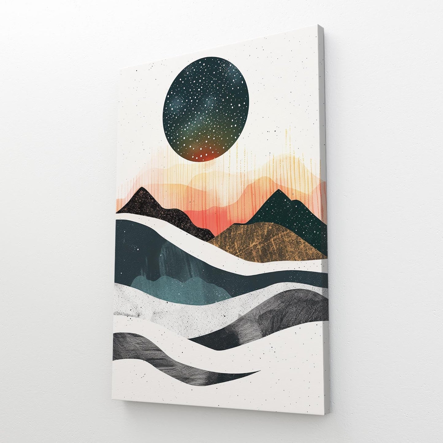 Boho Mountain Wall Art
