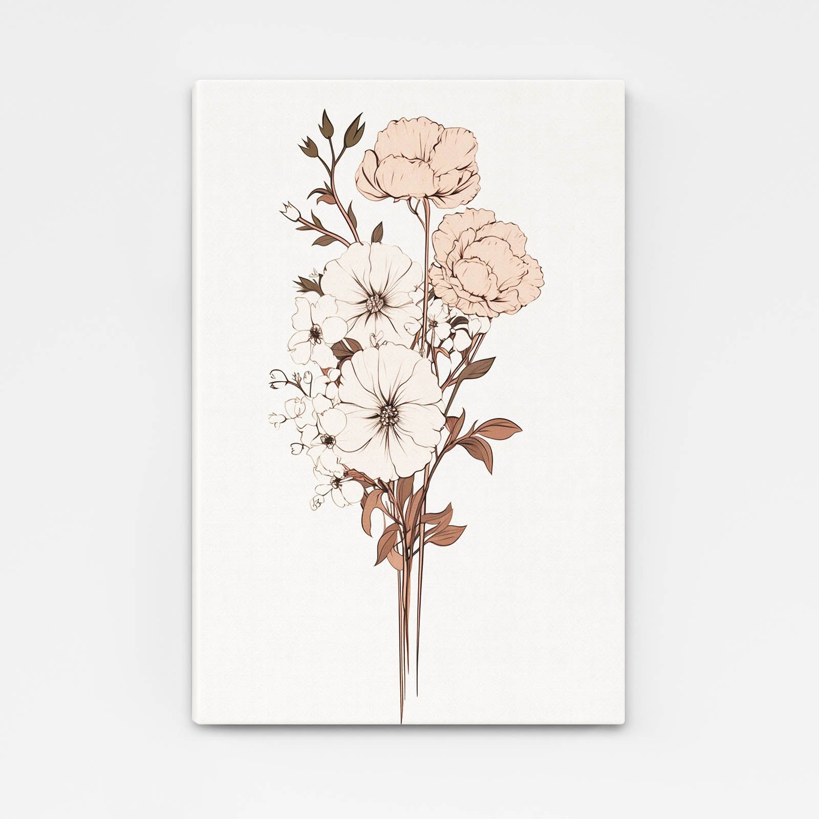 Boho Neutral Botanical Art