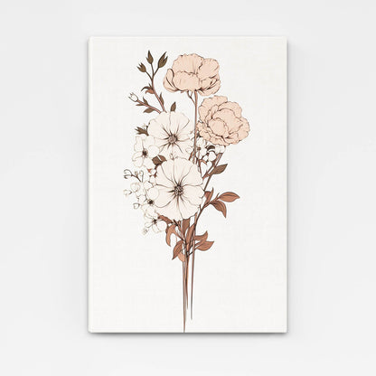 Boho Neutral Botanical Art