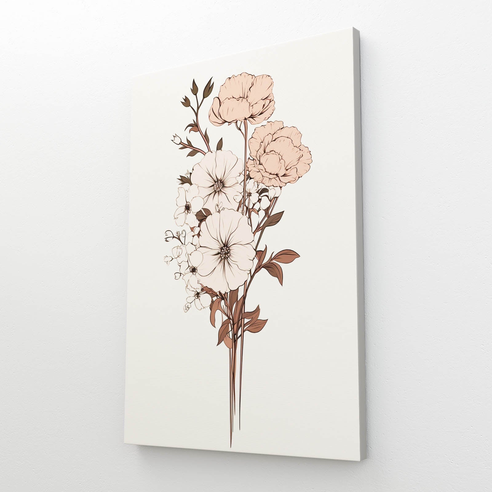 Boho Neutral Botanical Art
