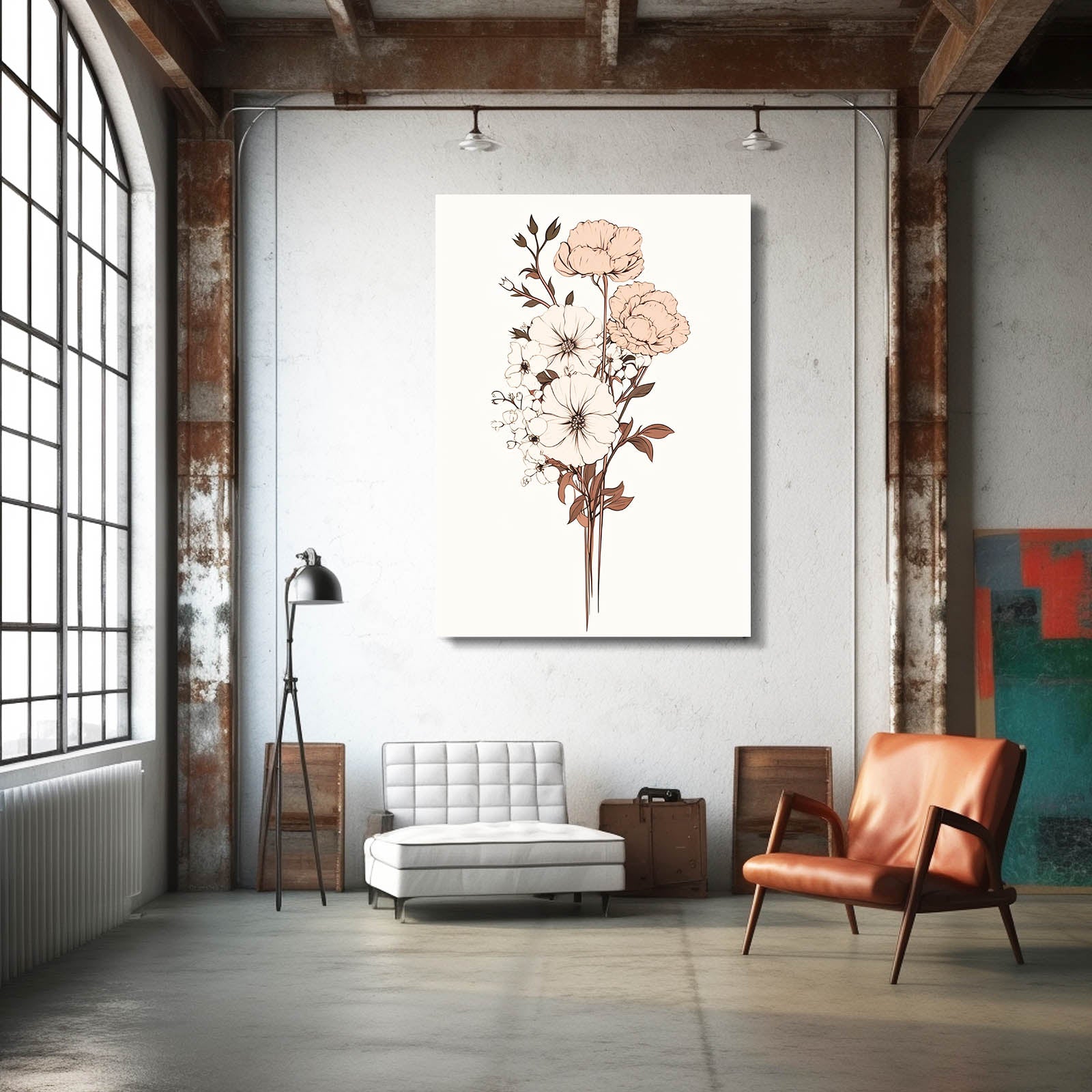 Boho Neutral Botanical Art