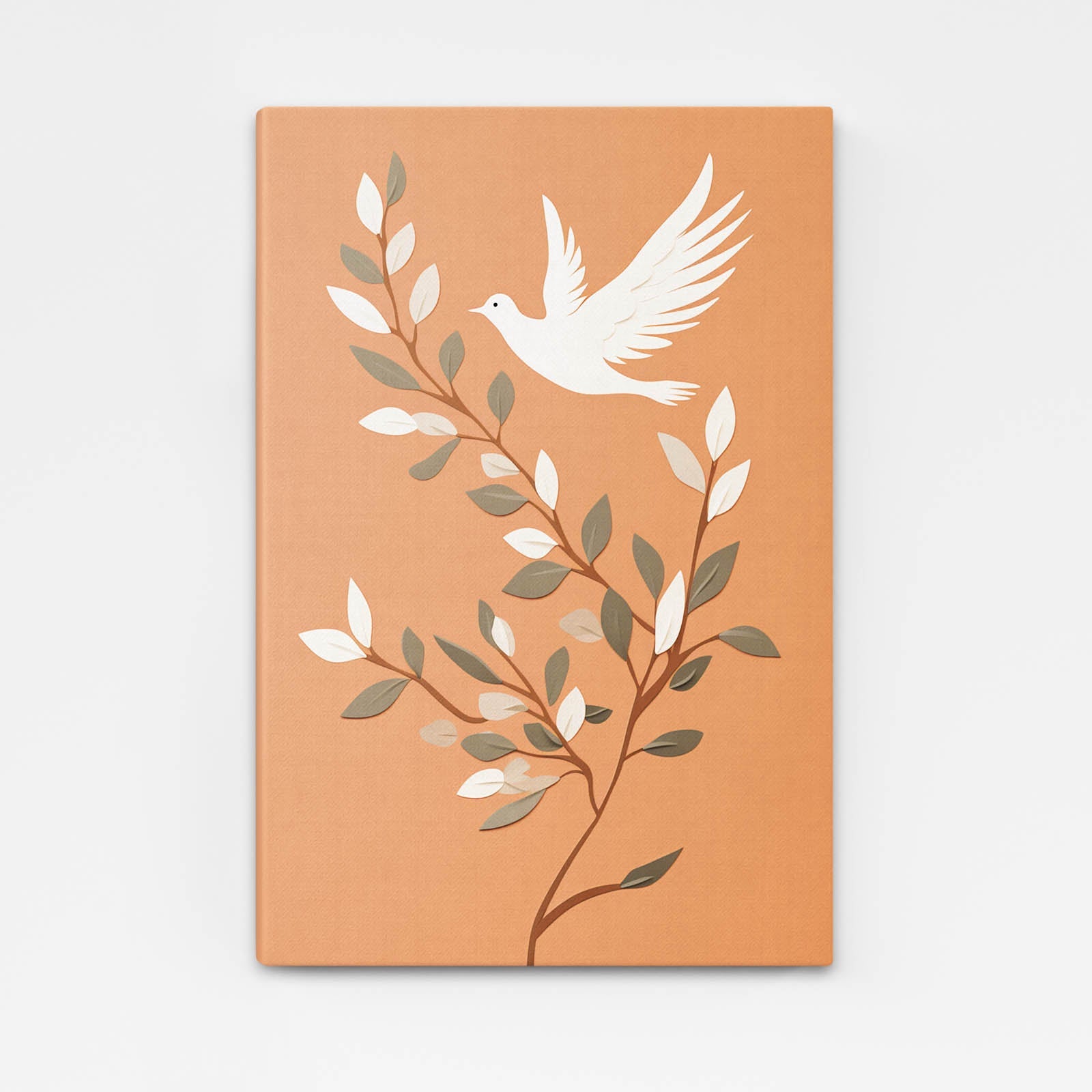 Boho Peace Bird Canvas