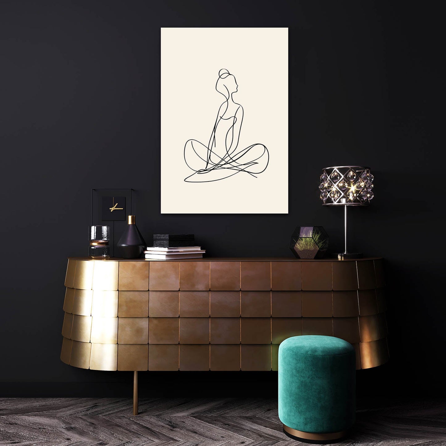 Boho Relaxing Yoga Art