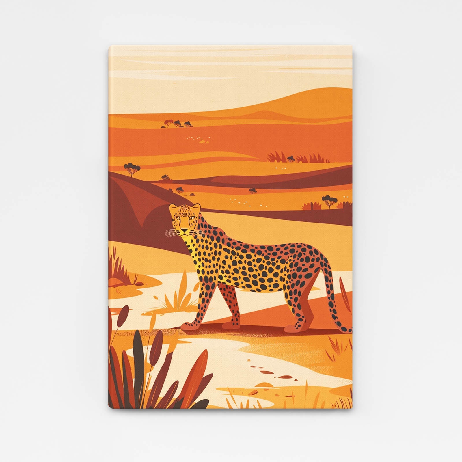 Boho Safari Leopard Art