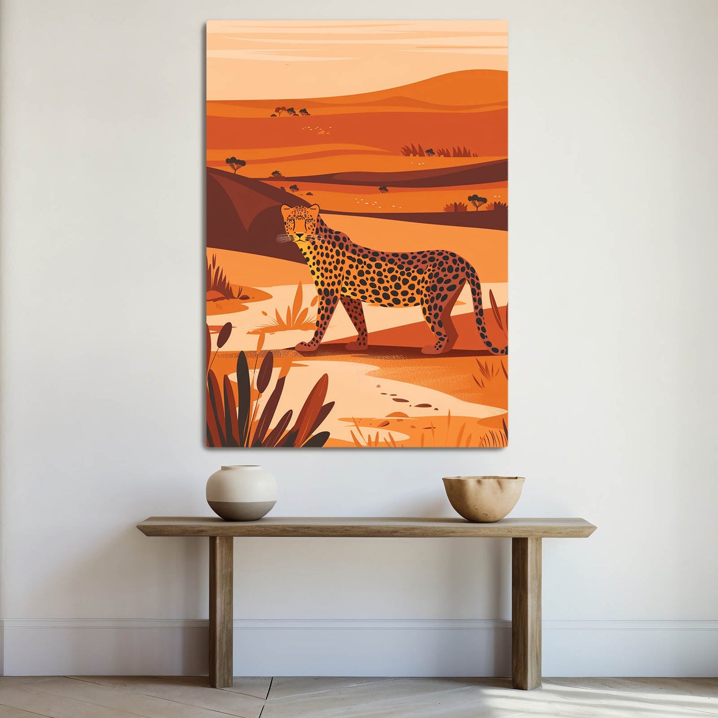 Boho Safari Leopard Art