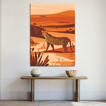 Boho Safari Leopard Art