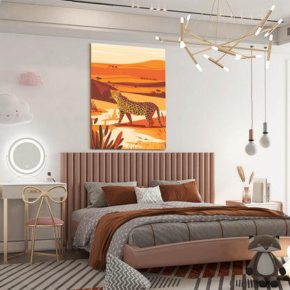 Boho Safari Leopard Art
