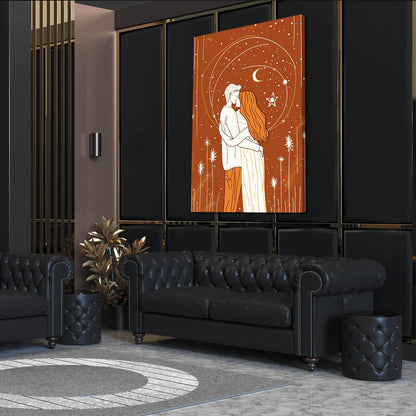 Boho Stargazing Couple Decor