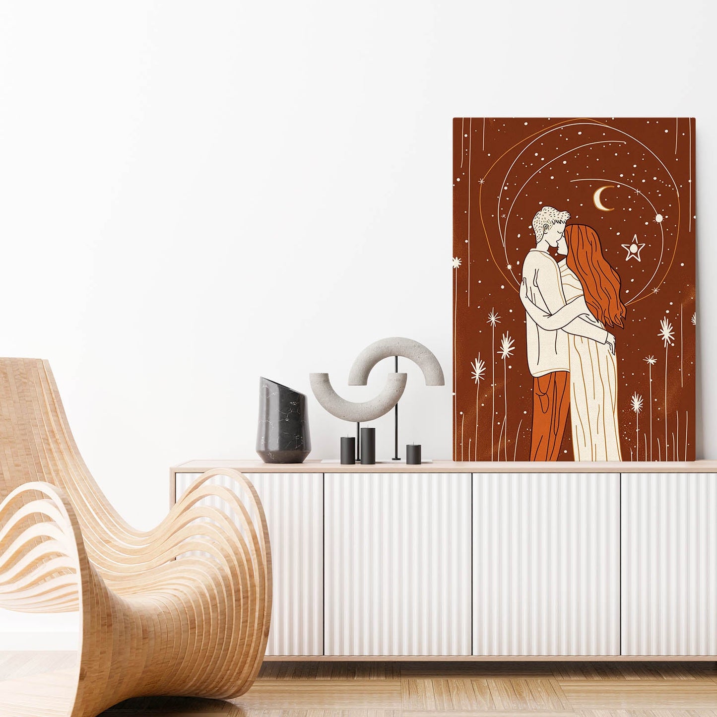 Boho Stargazing Couple Decor
