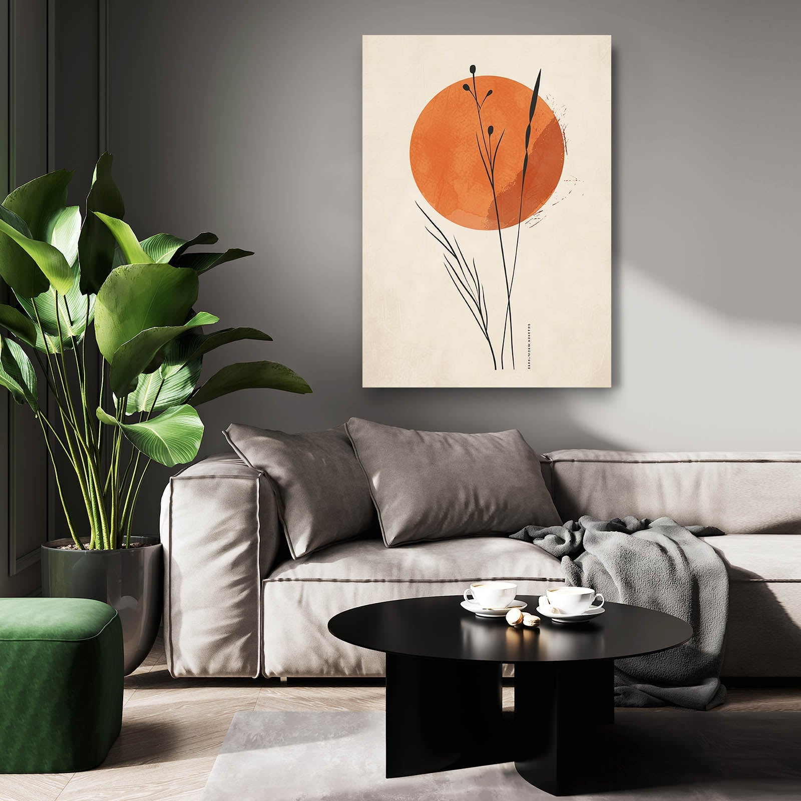 Boho Sun Botanical Art
