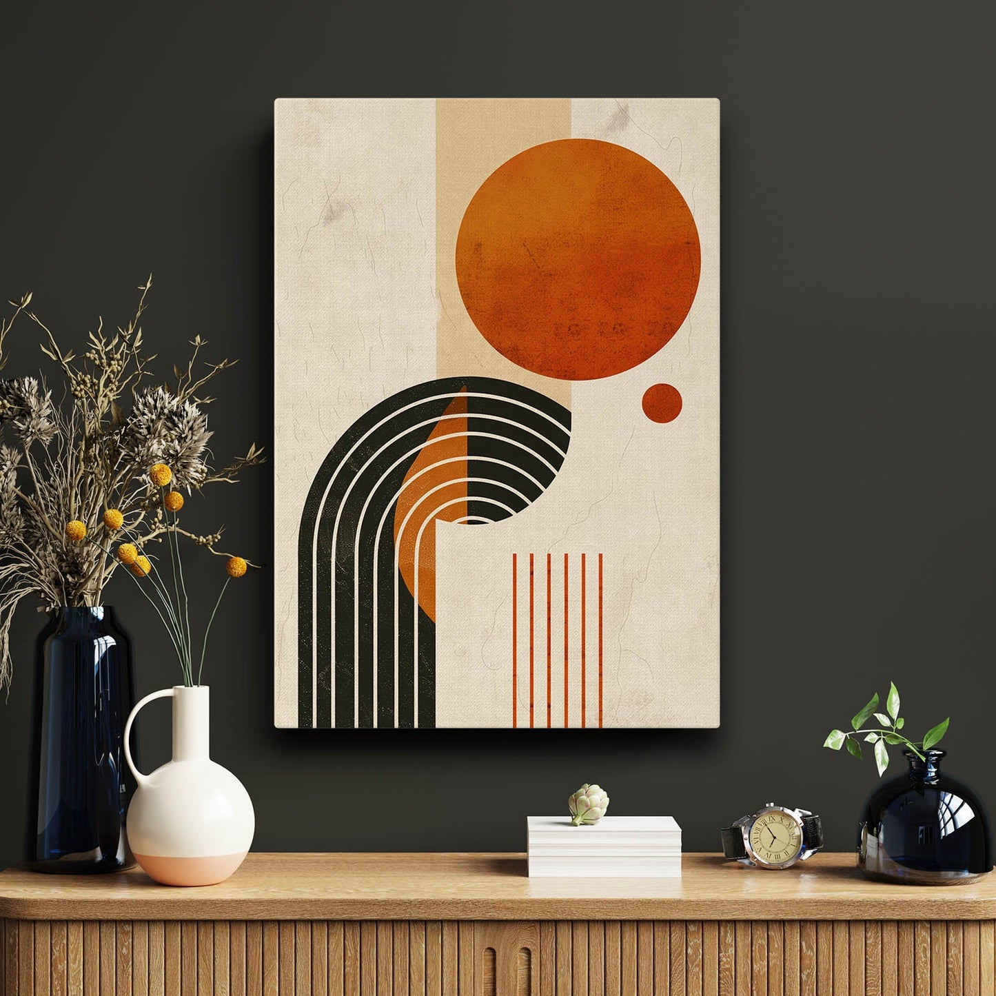 Boho Sun Geometry Art