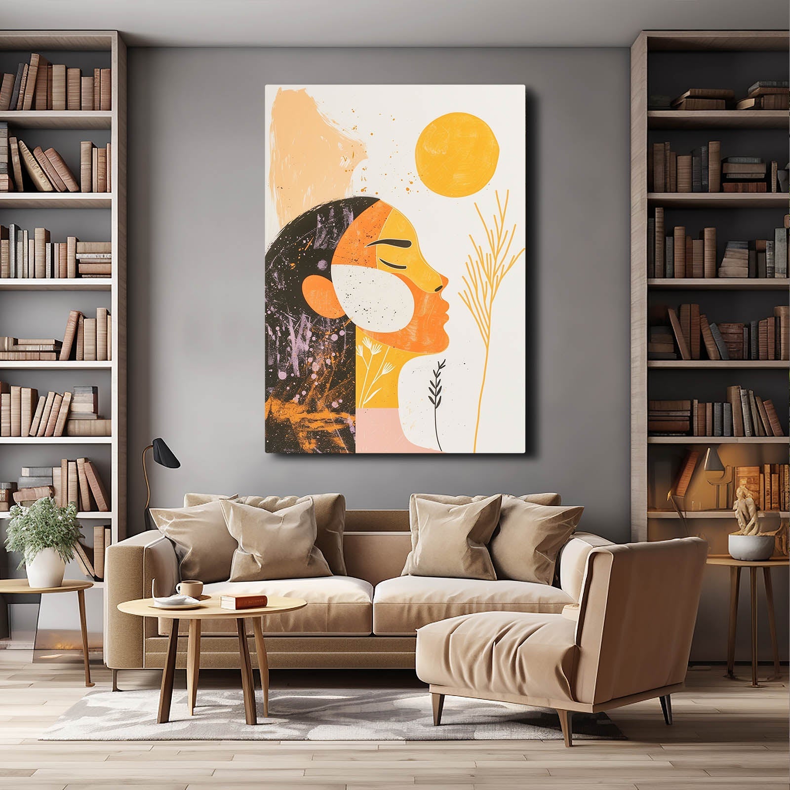 Boho Sun Wall Artwork