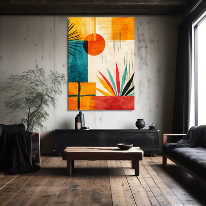 Boho Sunset Art