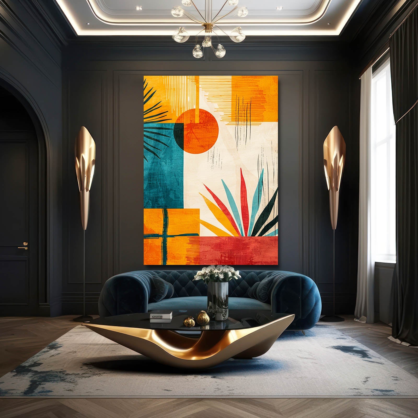Boho Sunset Art