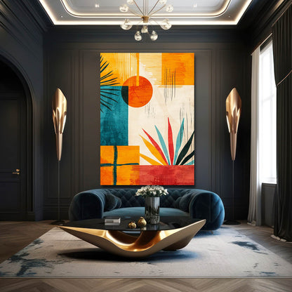 Boho Sunset Art