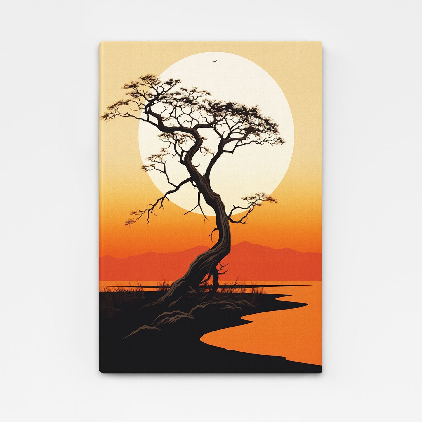 Boho Sunset Tree Art