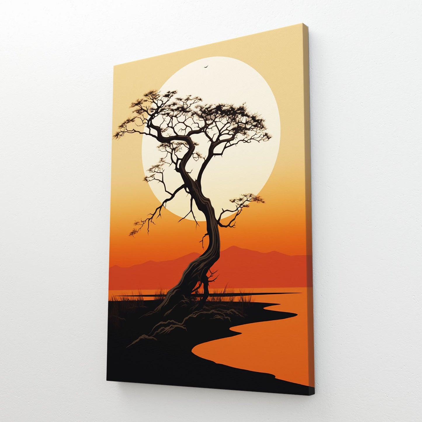 Boho Sunset Tree Art