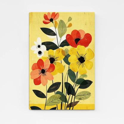 Boho Vibrant Garden Art