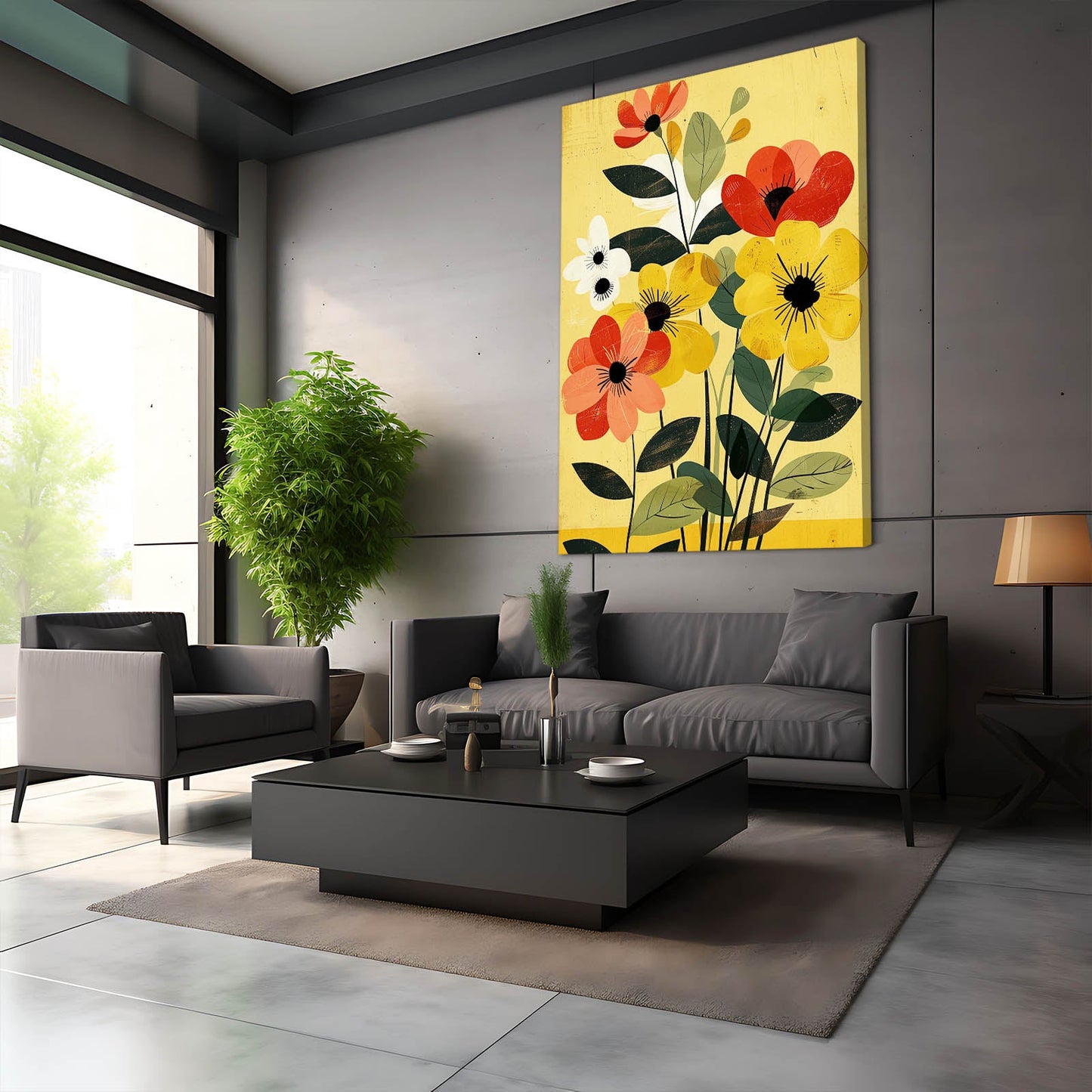 Boho Vibrant Garden Art
