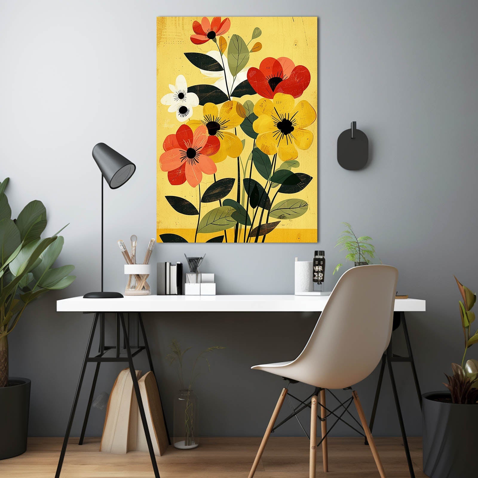 Boho Vibrant Garden Art