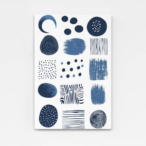 Boho Wall Art Blue