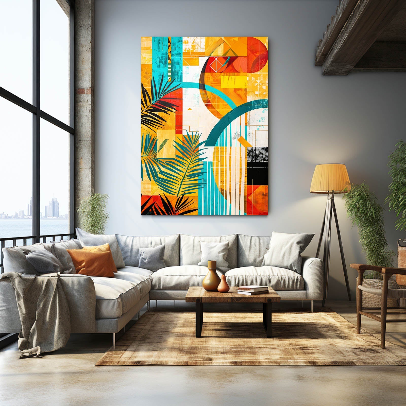Boho Wall Art Framed