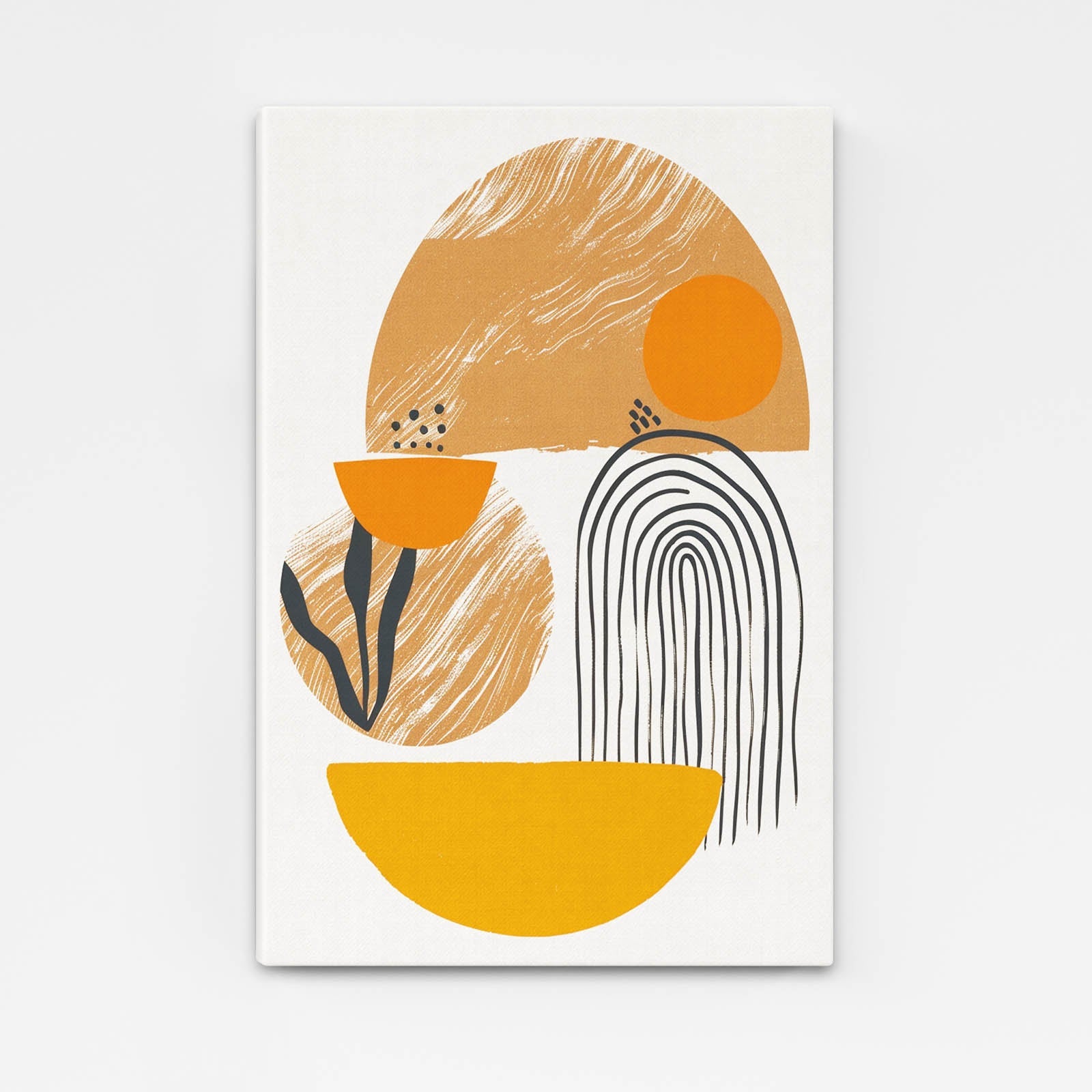 Boho Warm Abstract Poster