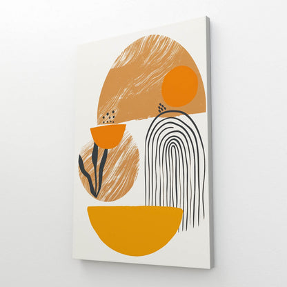 Boho Warm Abstract Poster