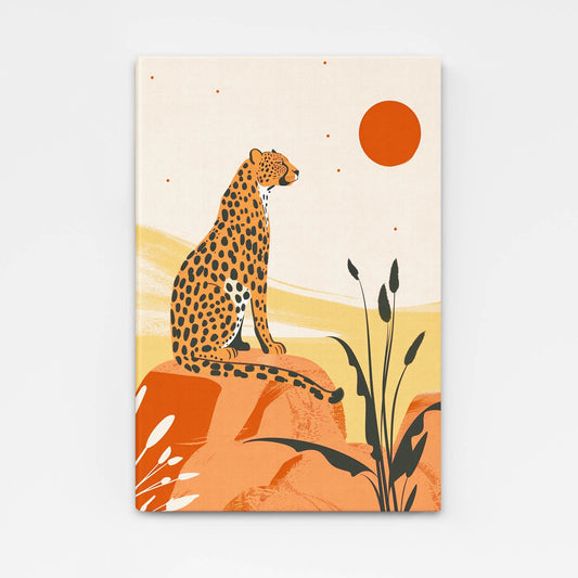Boho Wild Cat Canvas