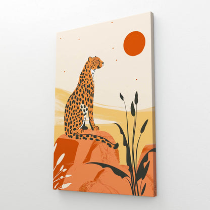 Boho Wild Cat Canvas