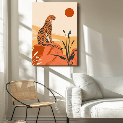 Boho Wild Cat Canvas