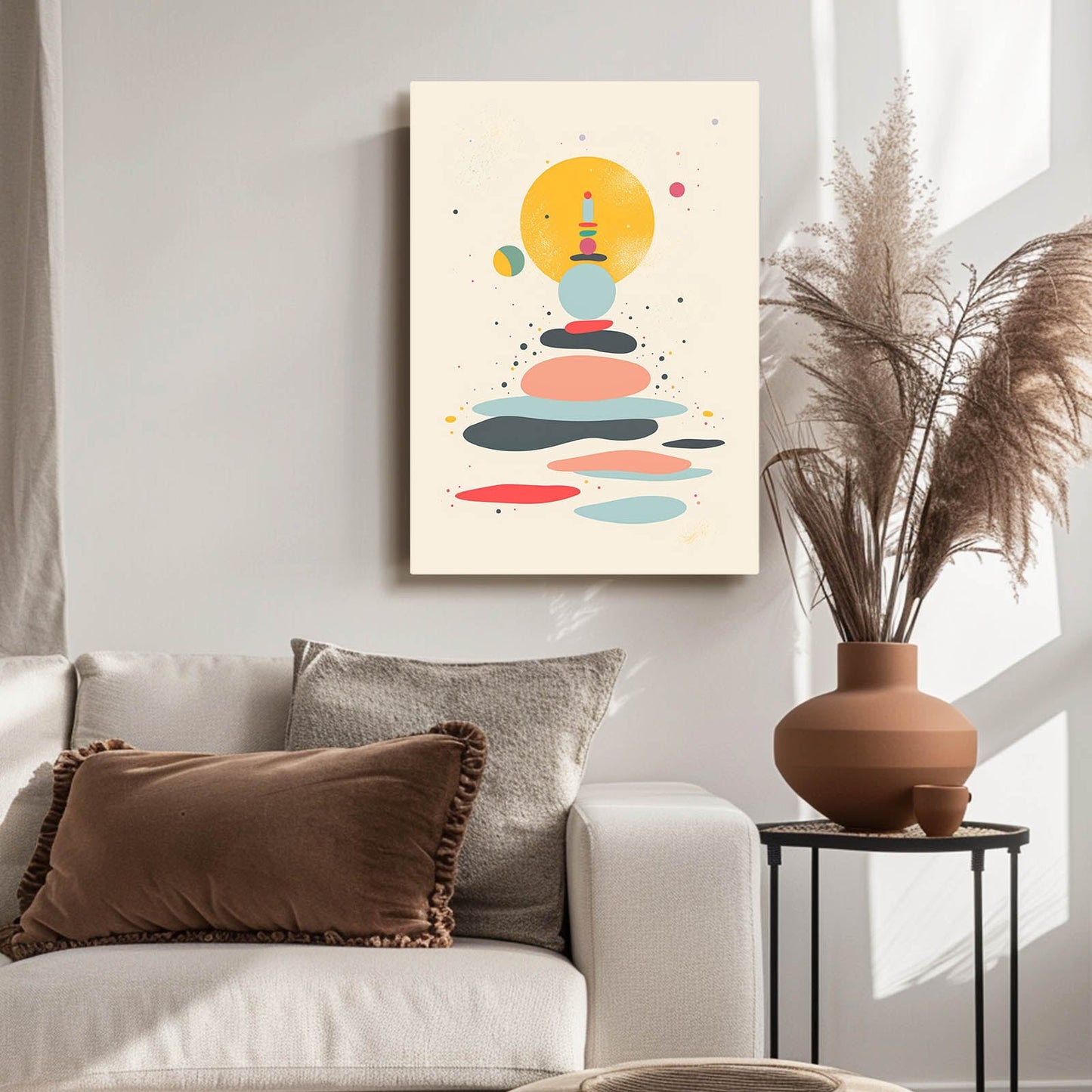 Boho Zen Stones Art