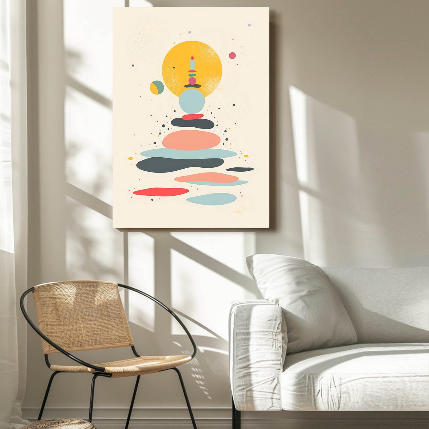 Boho Zen Stones Art