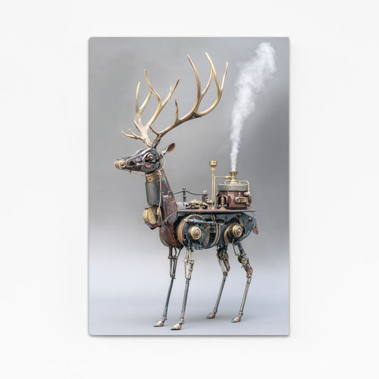 Boiler Steam Stag Steampunk Art – boiler steam stag steampunk canvas print