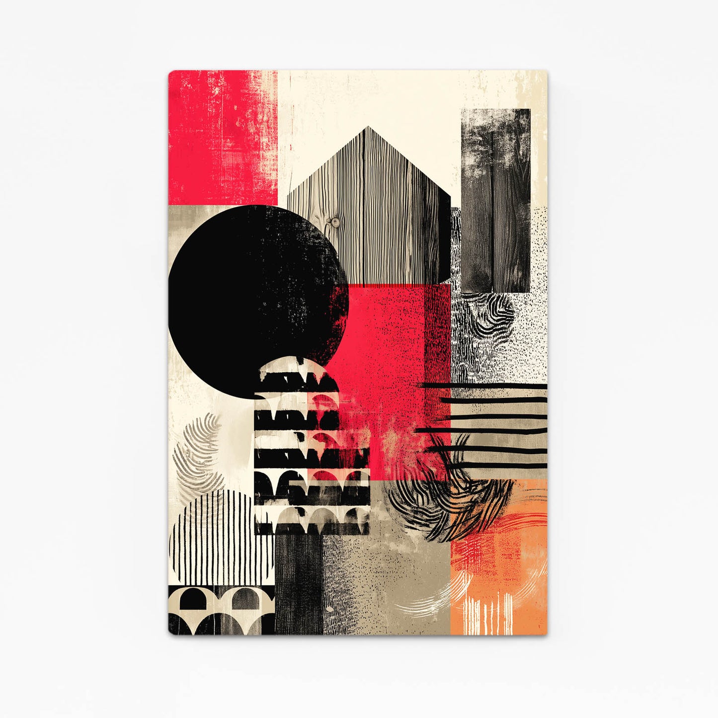 Bold Geometric Abstract Farmhouse Wall Art – bold geometric abstract farmhouse canvas print