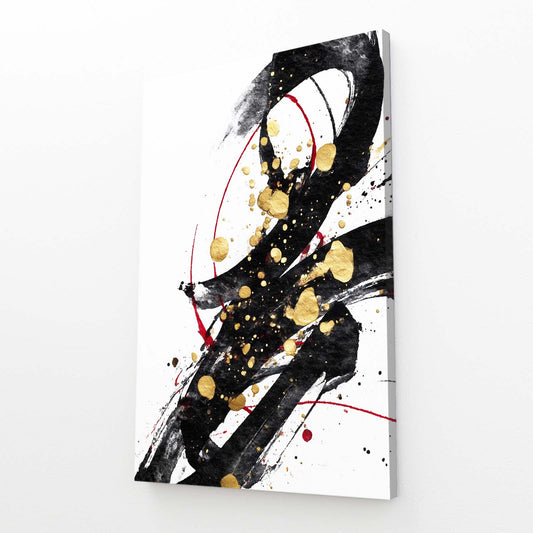 Bold Ink Accent Gold Canvas Art – bold ink accent gold canvas print