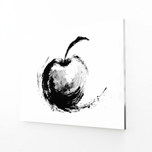 Bold Ink Splash Apple Wall Decor – bold ink splash apple canvas print