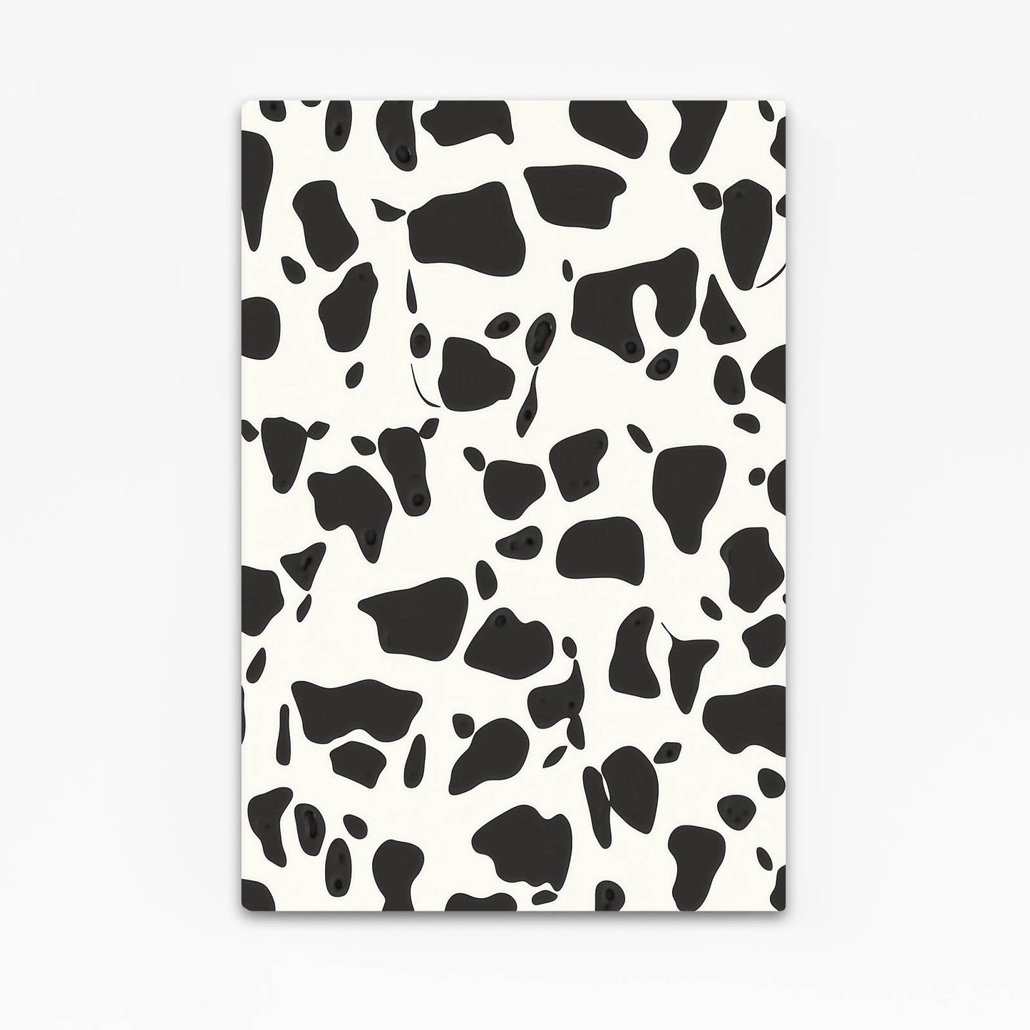 Bold Spotted Pattern Cool Wall Art — contemporary canvas print, angled canvas view on white background