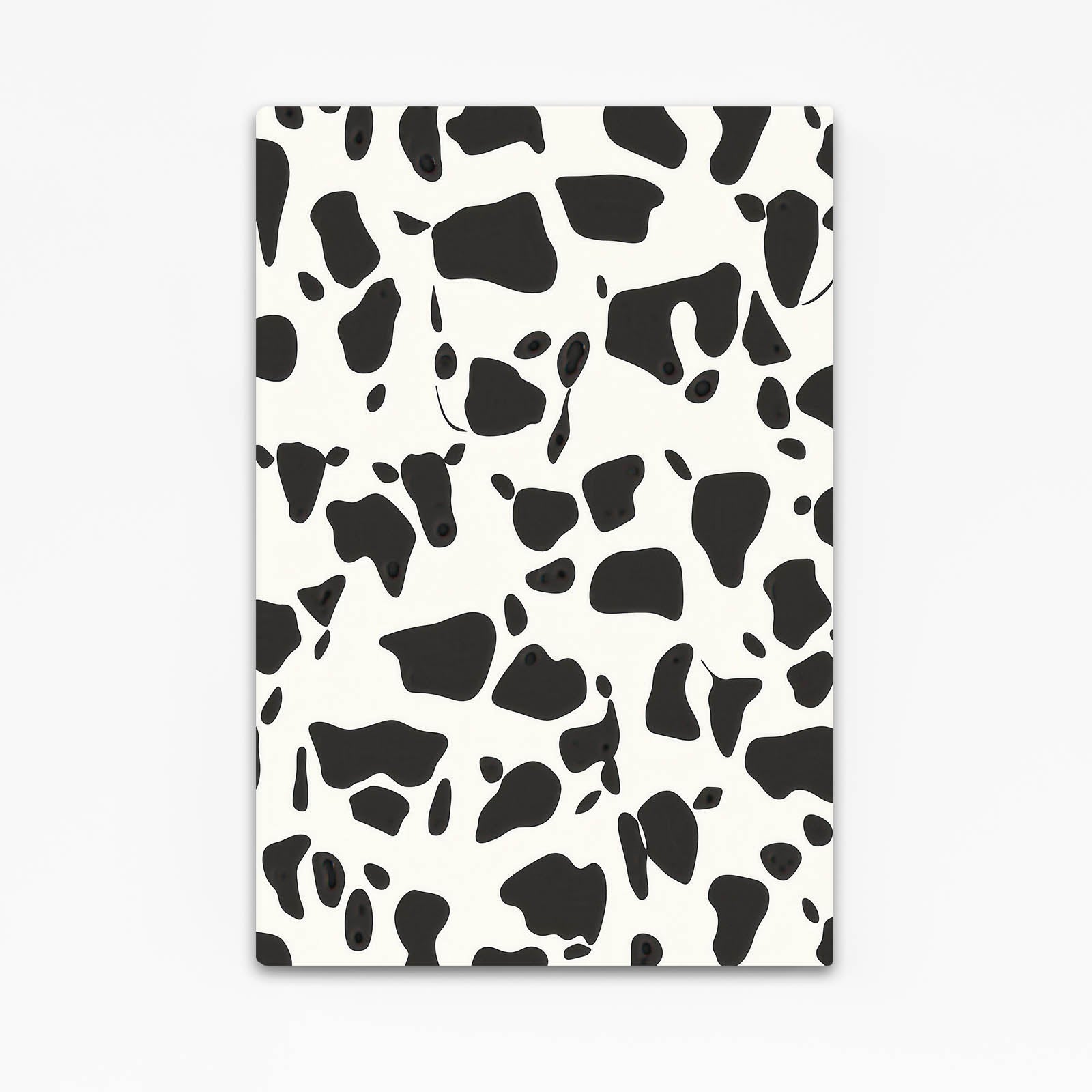 Bold Spotted Pattern Cool Wall Art — contemporary canvas print, angled canvas view on white background