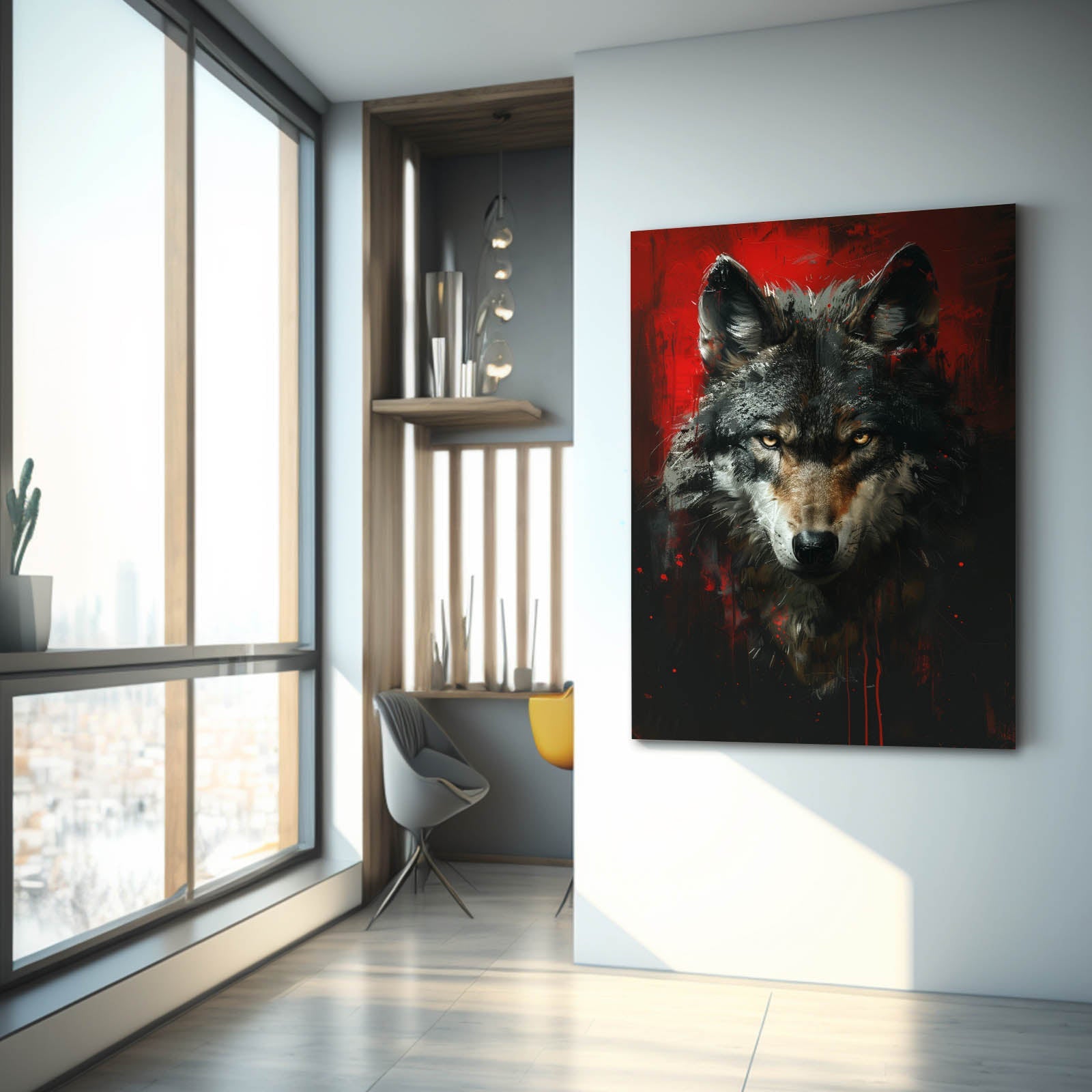 Bold Wolf Art