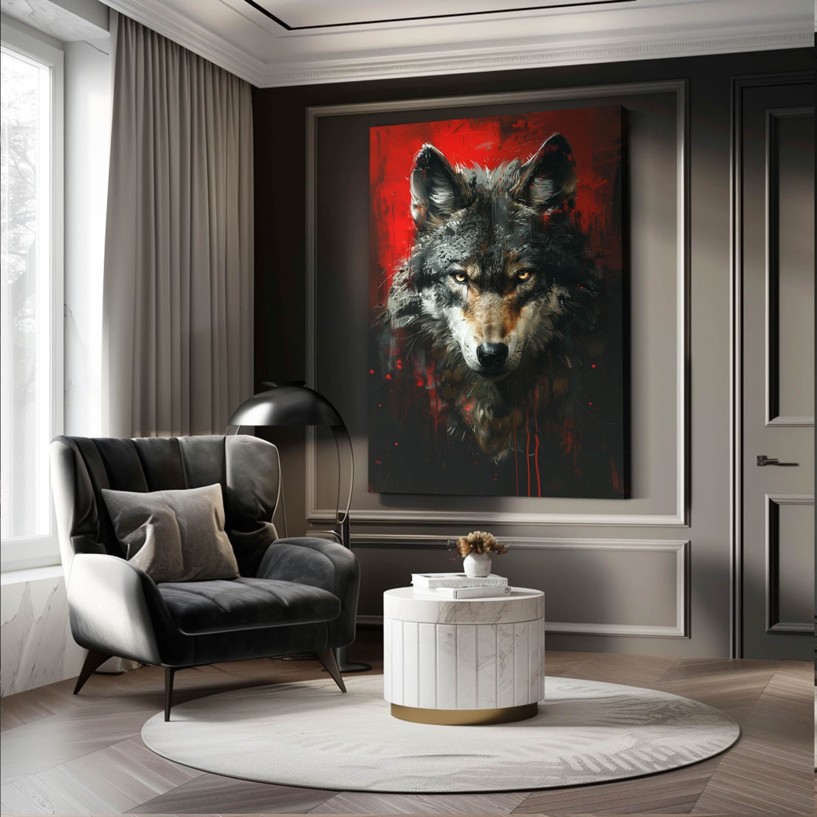 Bold Wolf Art